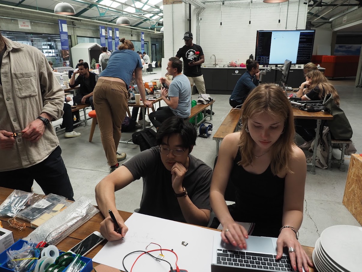 Gemma at a hackathon